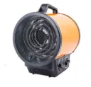 Rakennuslämmitin 2kW pyöreä metallia IPX4