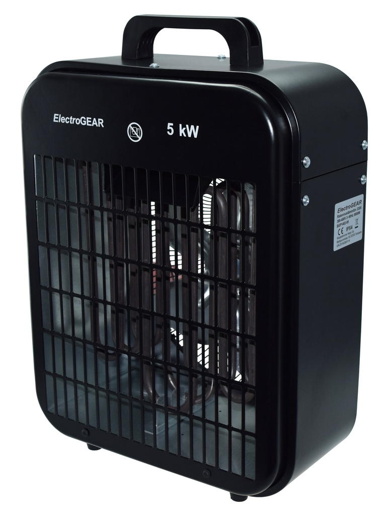 Rakennuslämmitin 400 V 5 kW IPX4