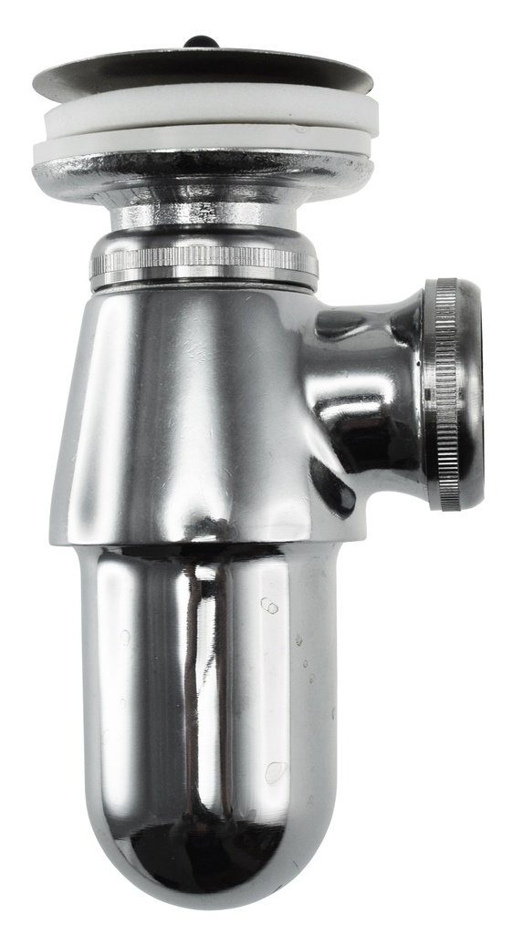 Pullo-osa metalli kromattu