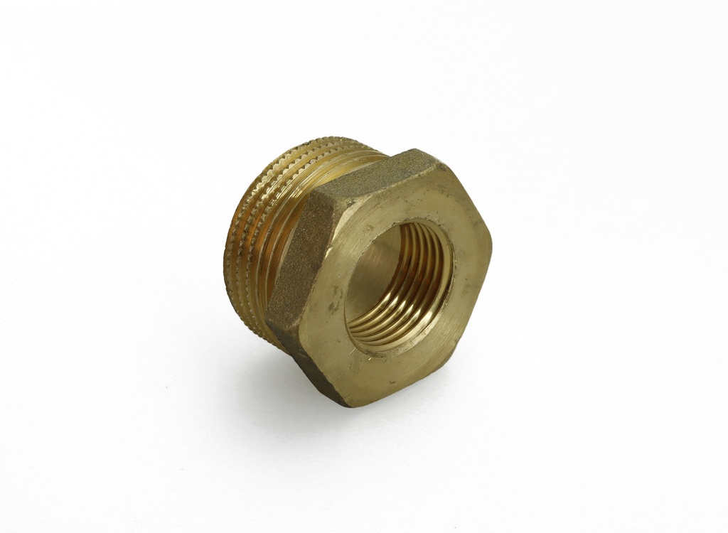 Supistusnippa 3/4" - 3/8" messinki
