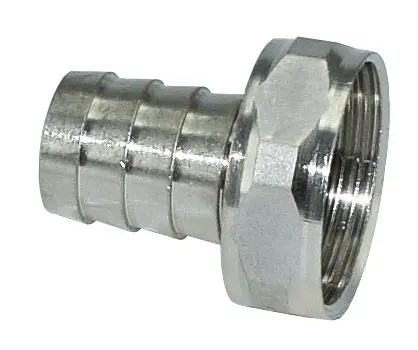 Letkuliitin 3/4" - 16 kromattu
