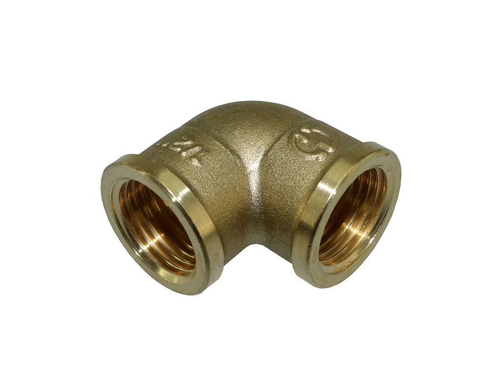 Kulma sisäkierre 1/2" messinki