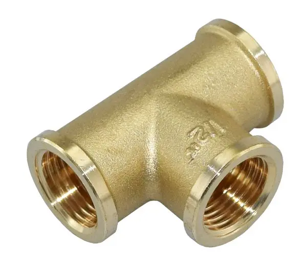 T-yhde 1/2" messinki