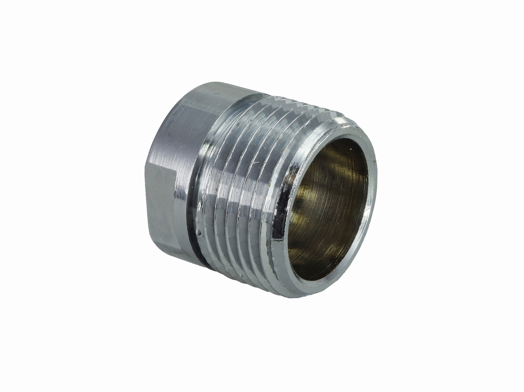 Muunnosnippa 3/4" uk - 1/2" sk kromattu