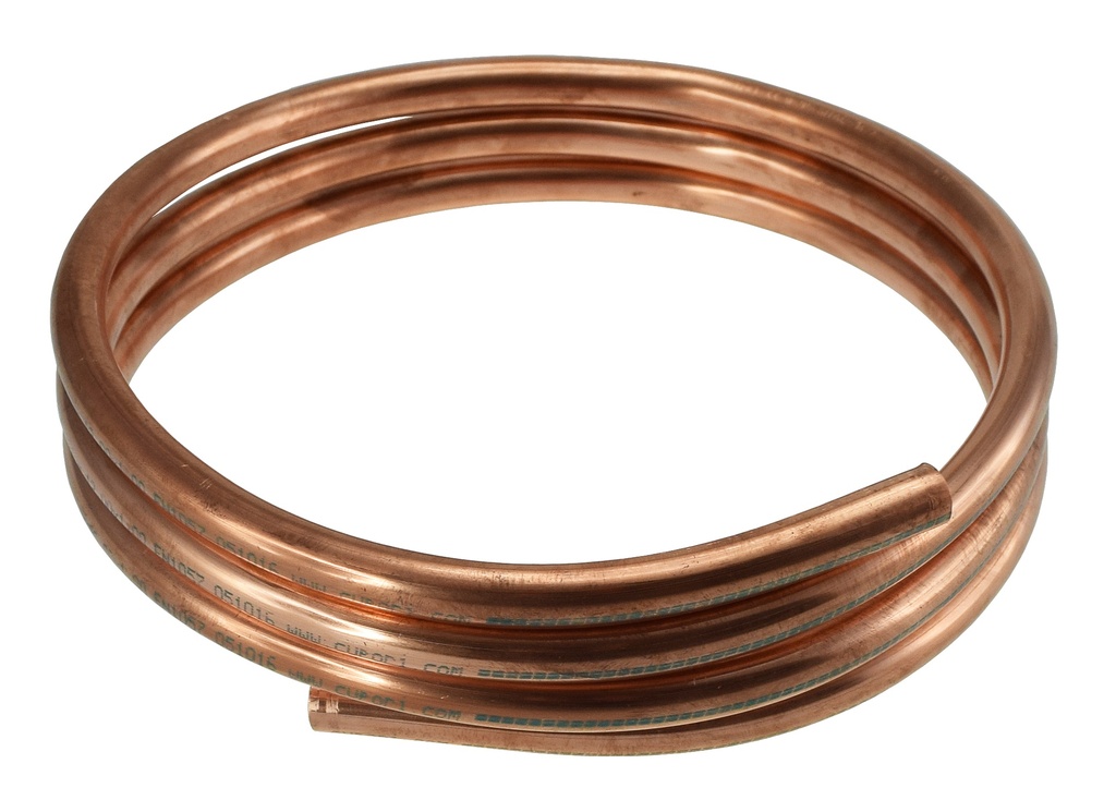 Kupariputki 12x2000 hehkutettu