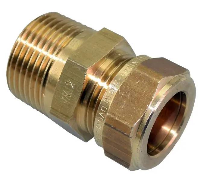 Puserrusliitin ulkokierre 3/4"–18 uk