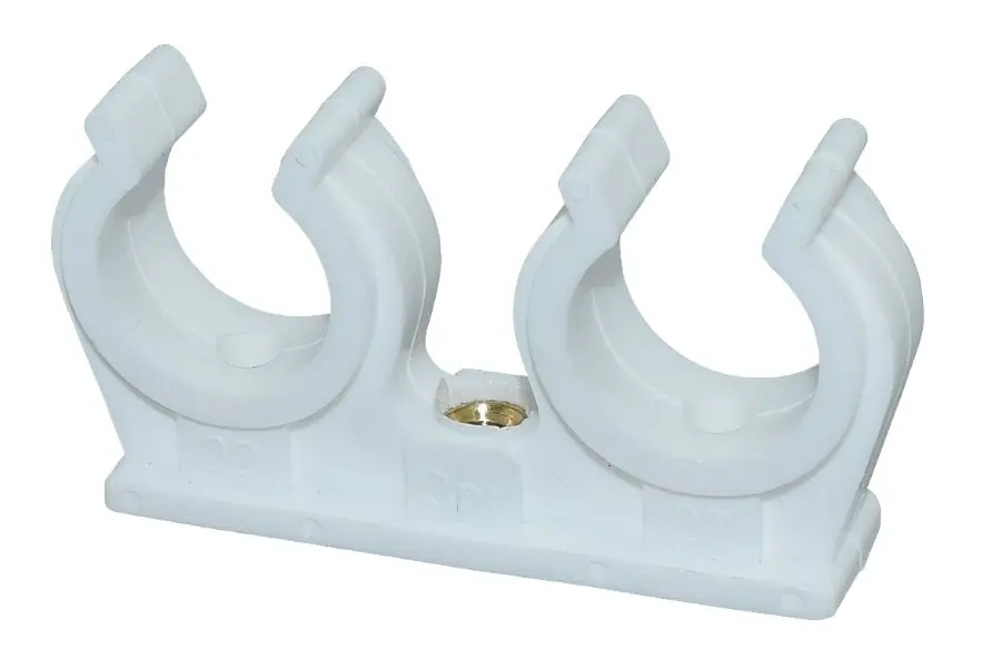 Putkipidin 22 mm 2-os valkoinen