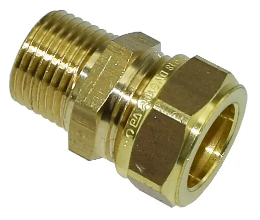 Puserrusliitin ulkokierre 1/2" - 18