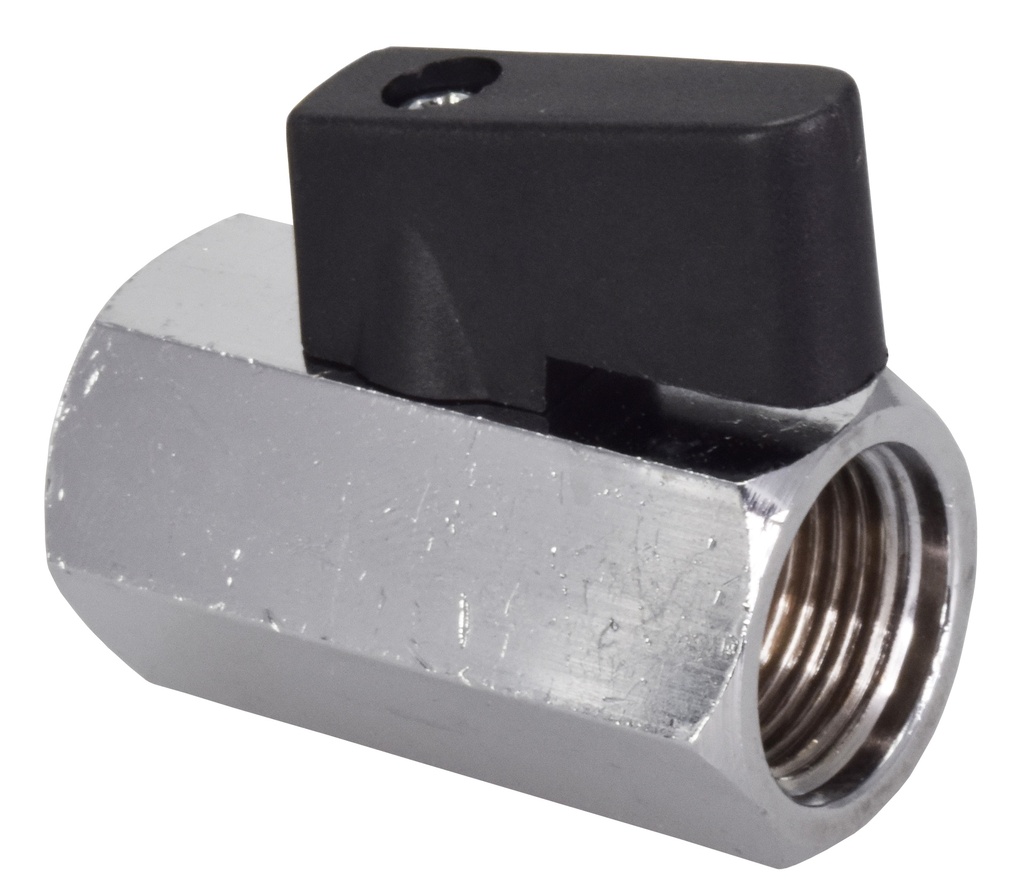 Minipalloventtiili 3/8" sisäkierre-sisäkierre