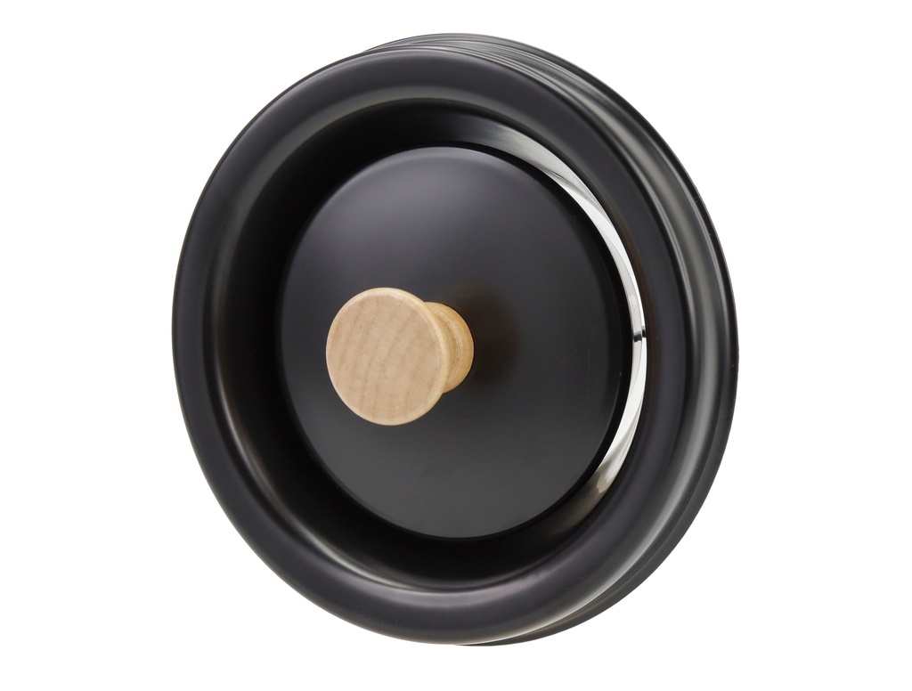 Poistoilmaventtiili 100 sauna musta