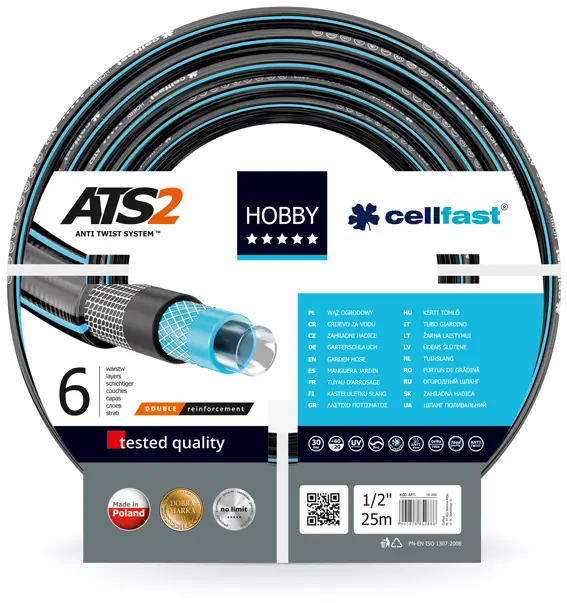 Puutarhaletku Hobby 1/2" 25m