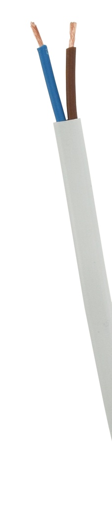 Asennuskaapeli MSO 2x0,75 N 100 m valkoinen