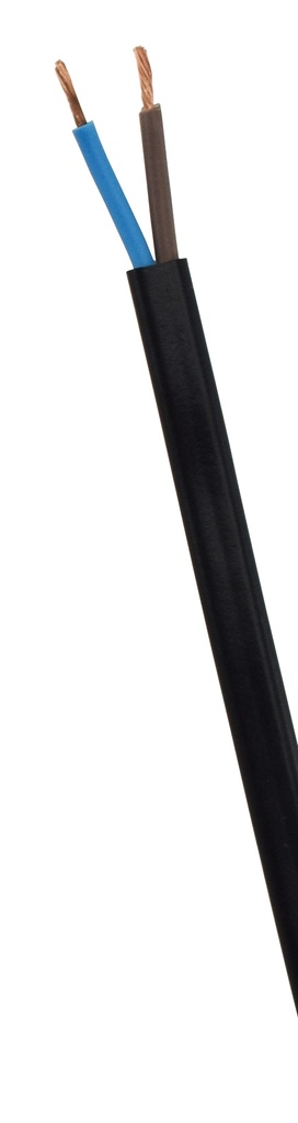 Asennuskaapeli MSO 2x0,75 N 100 m musta