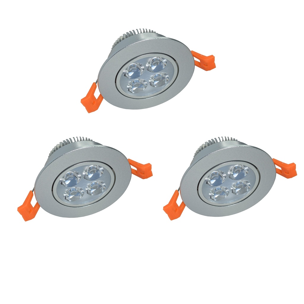 Alasvalosarja SPOTTI himmennettävä 3x280 lm 3000K teräs