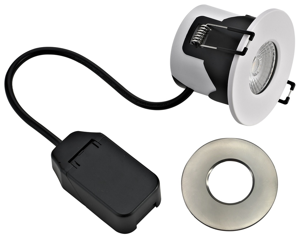 Alasvalo SPOTTI-KAMELEONTTI 5W 85 mm valkoinen/teräs