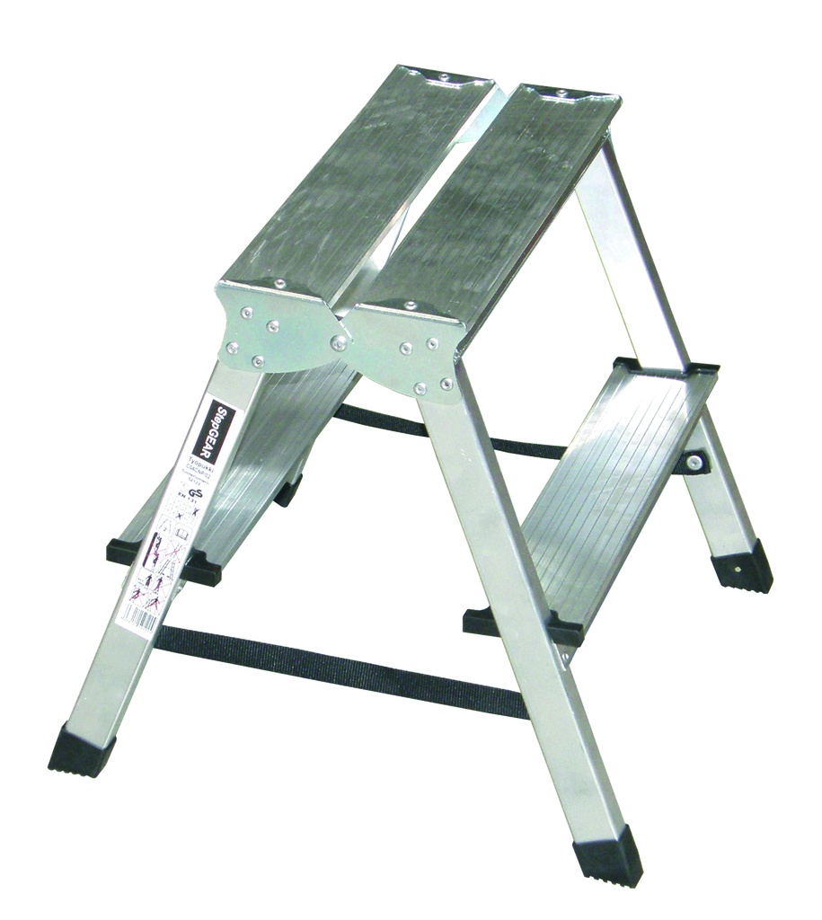 Työpukki 2 askelmaa alumiinia 175x370 mm 433 mm