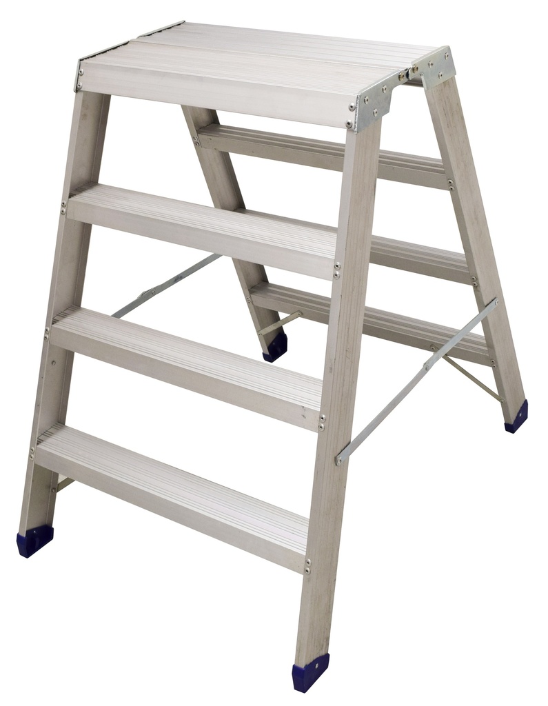 Työpukki, leveä, 4 askelmaa alumiinia 310 x 610 mm, 950 mm