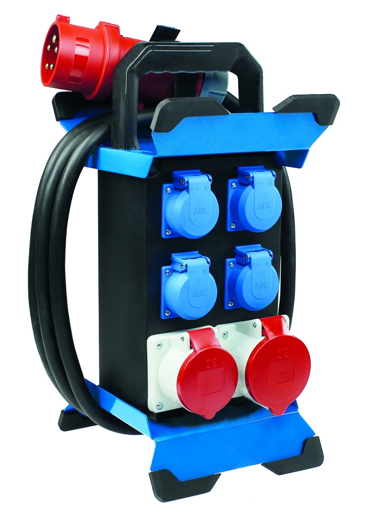 Työmaan alakeskus  Stecky 12 32A+16A+4schuko