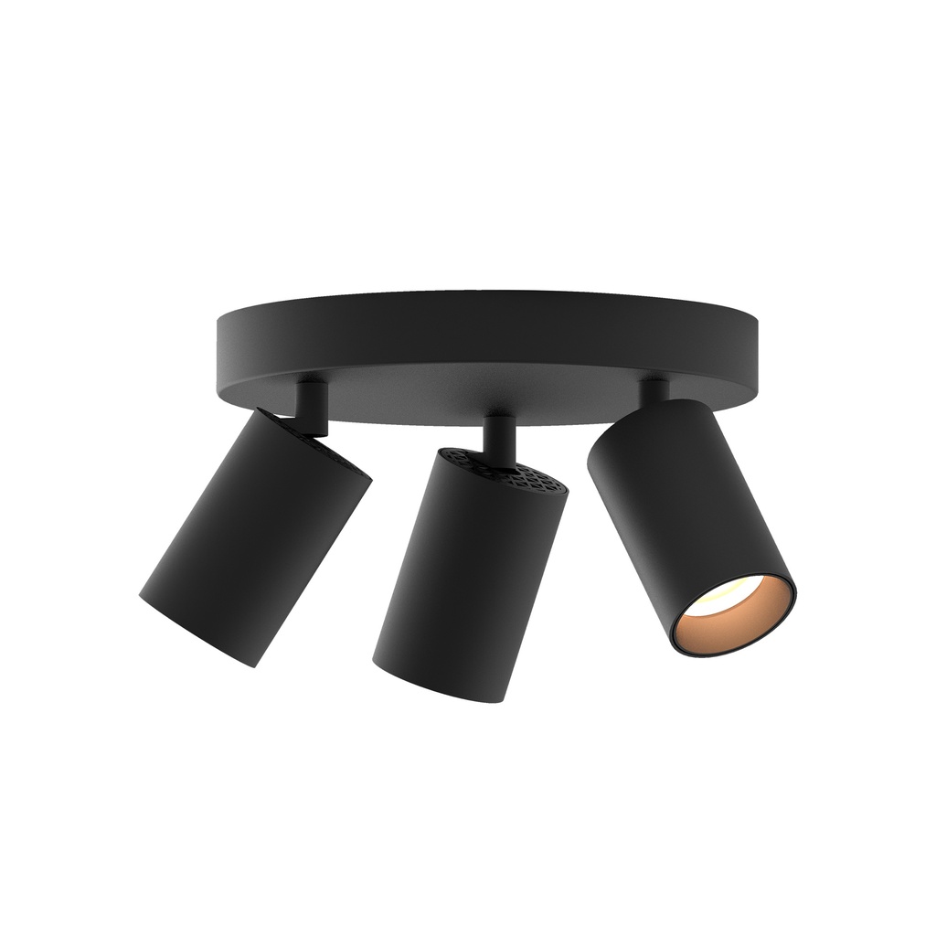 Kattovalaisin PRIMUS 3-os GU10 musta