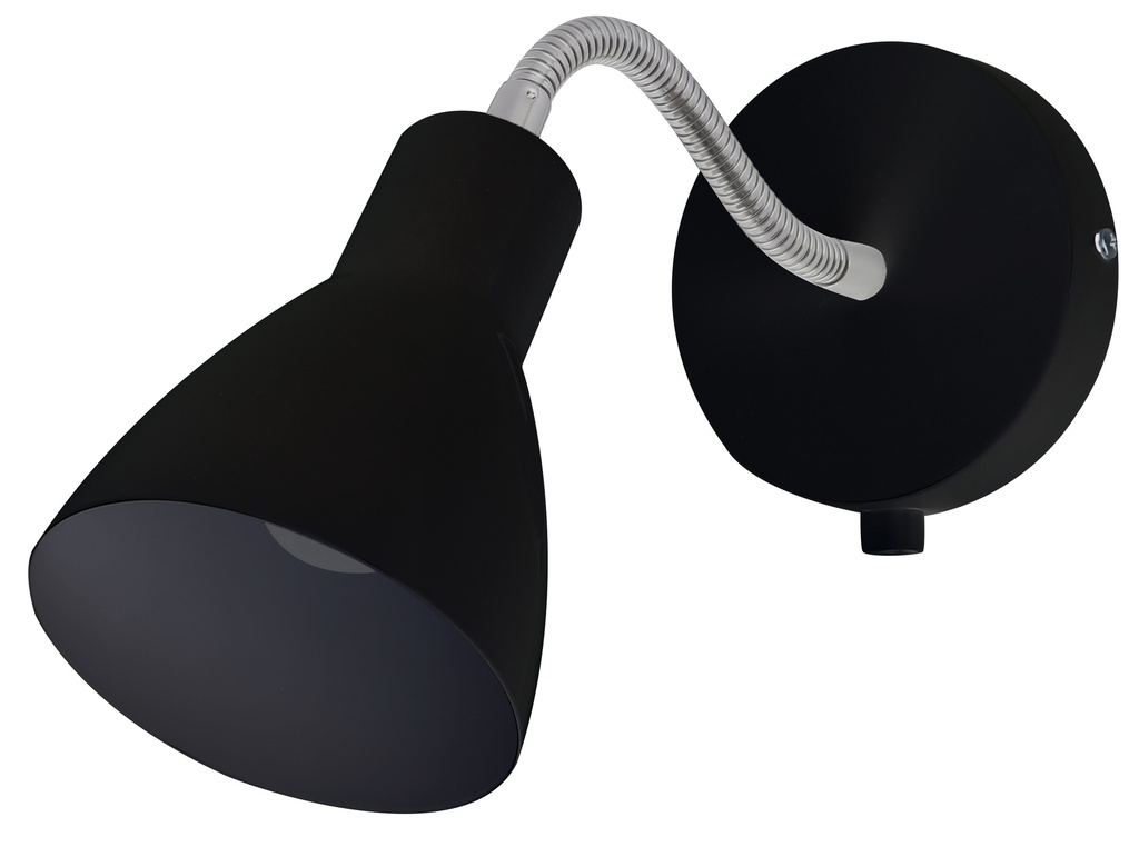 Seinävalaisin OIVA E14 musta