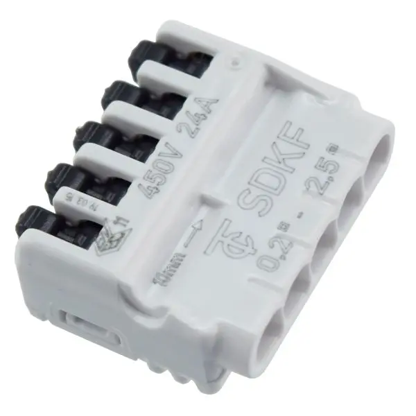 Vipuliitin 5-osainen 0.2-5 mm² 5 kpl