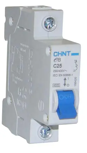Johdonsuoja-automaatti 25A 1-napainen C-käyrä irto