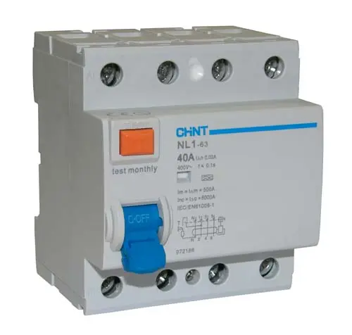 Vikavirtasuoja 4N 30mA A 40A irto