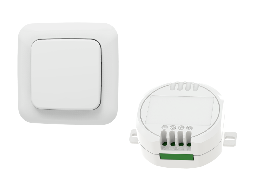 Langaton painike ja vastaanotin