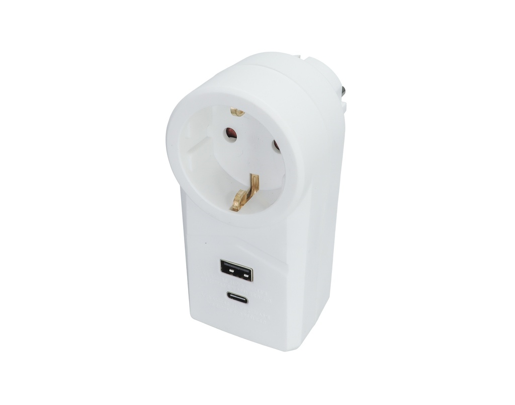 Latausadapteri USB-A/USB-C 