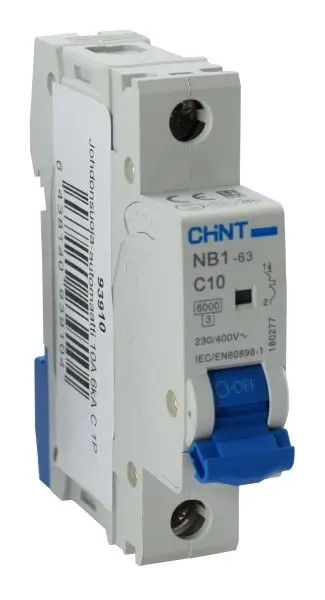 Johdonsuoja-automaatti 10A 6kA C 1P irto