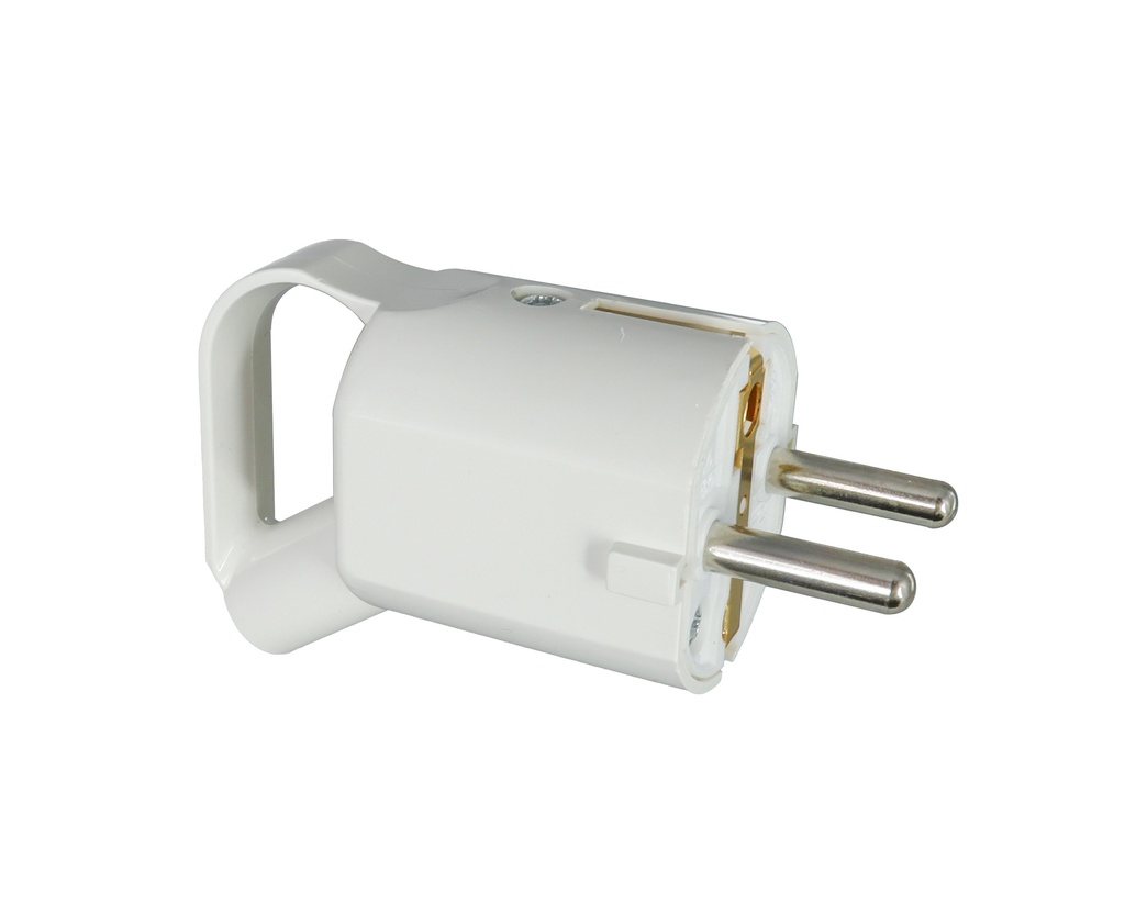 Pistotulppa maadoitettu vetorenkaalla valkoinen