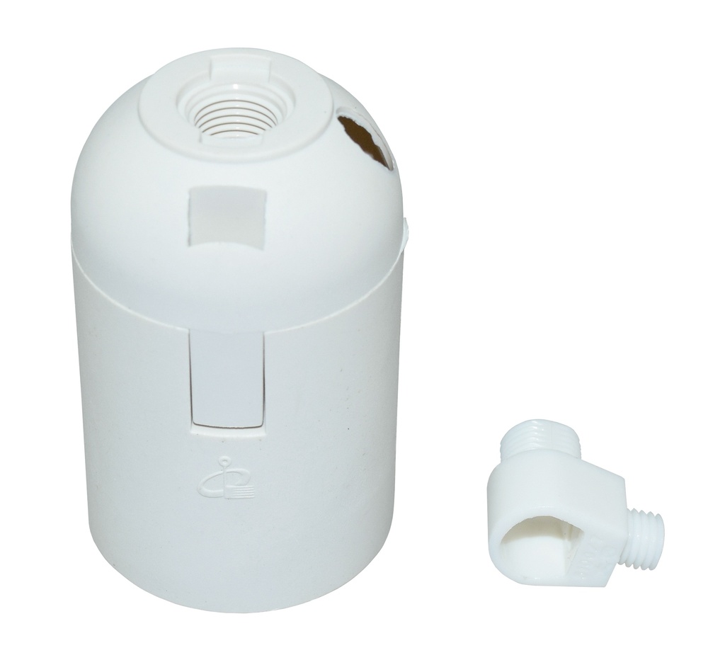 Lampunpidin E27 valkoinen