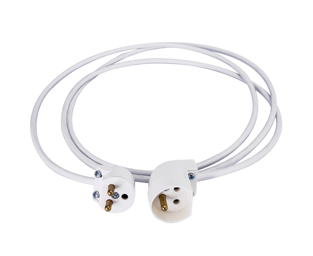 Valaisinjatkojohto 300 cm maadoitettu