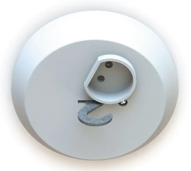 Valaisinpistorasia maadoittamaton pinta/uppo