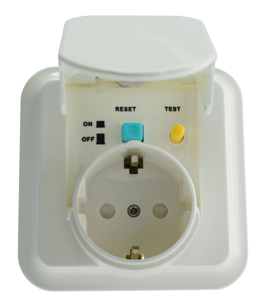 Vikavirtapistorasia uppo IP44