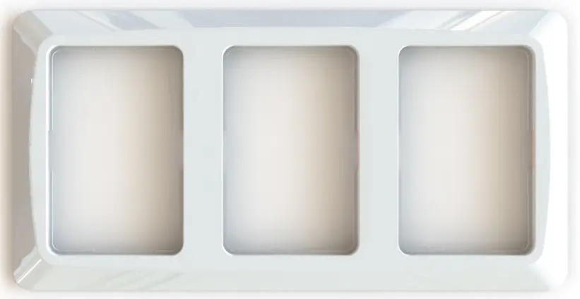 Peitelevy 3-osainen  85x55 mm Etman