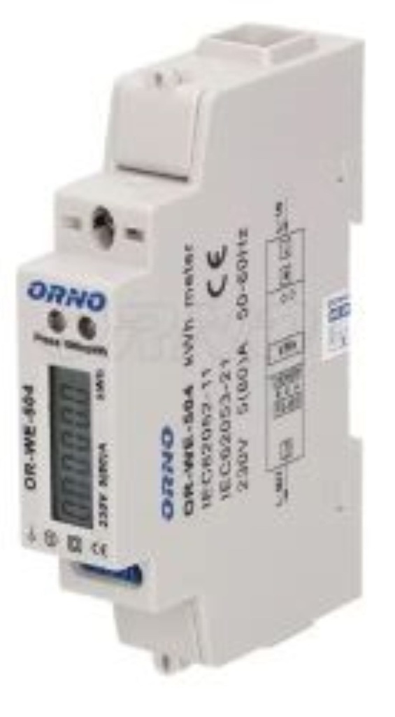 Orno energiamittari 1-vaihe max 40 A