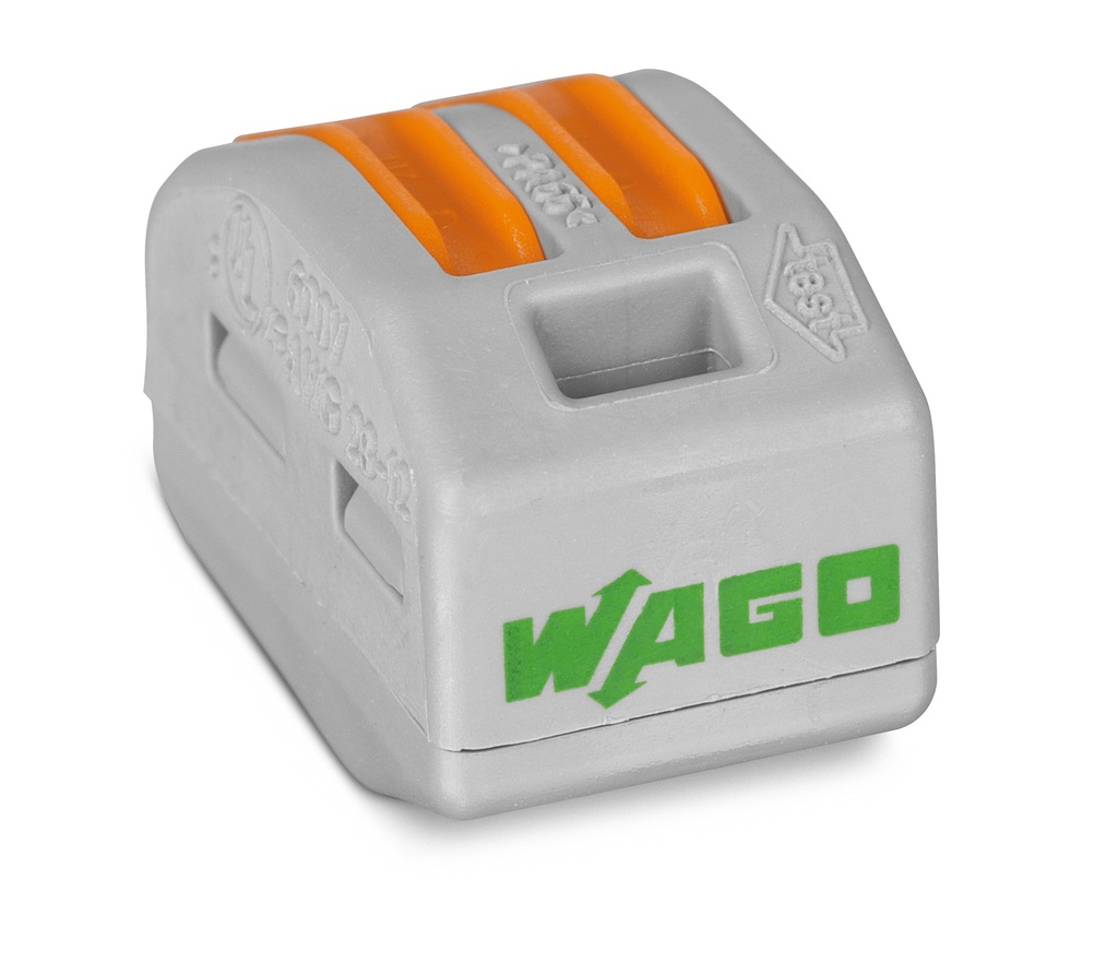 Wago rasialiitin 2-napainen 0.08-4 mm² 10 kpl