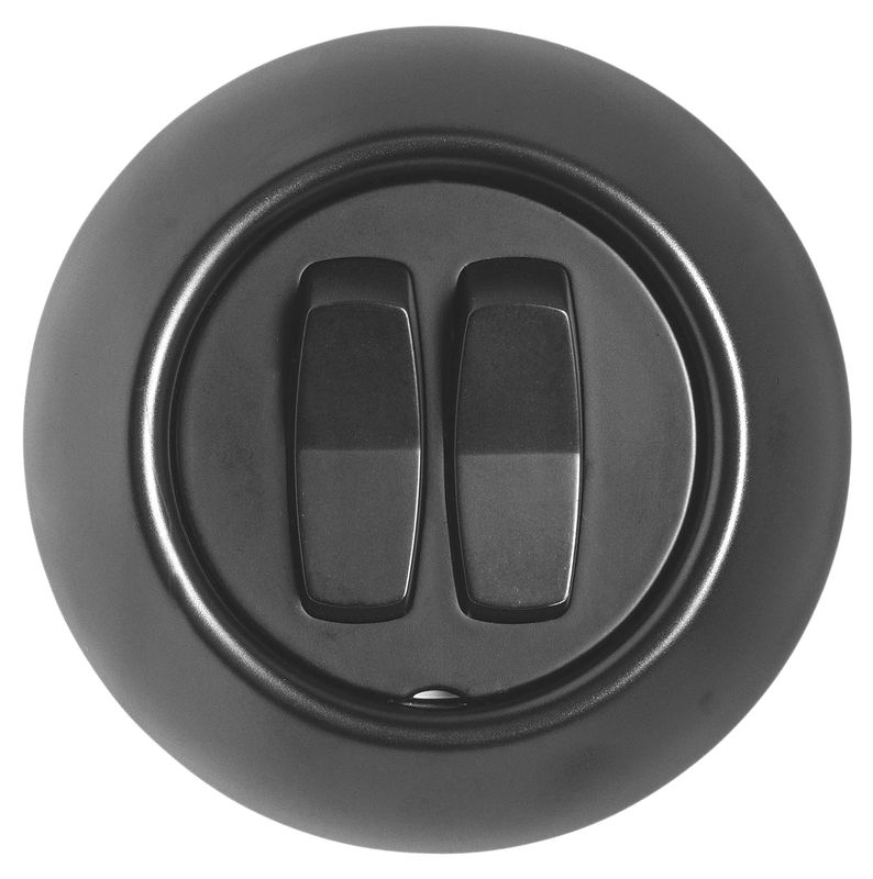 Kytkin Schneider Renova 5 kruunu uppo musta