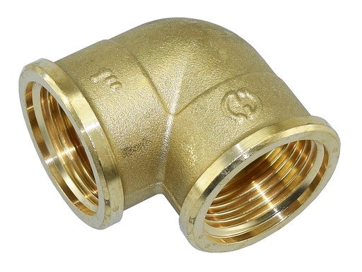 [5175] Kulma sisäkierre 1" messinki