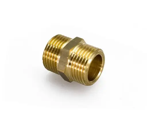 [5505] Kaksoisnippa 3/8" messinki