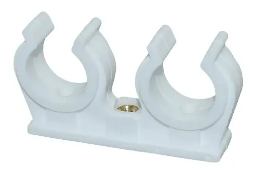 [5524] Putkipidin 22 mm 2-os. valkoinen