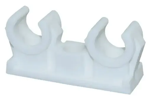 [5532] Putkipidin 12 mm 2-os valkoinen