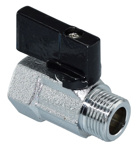 [5703] Minipalloventtiili 3/8" sisäkierre - ulkokierre