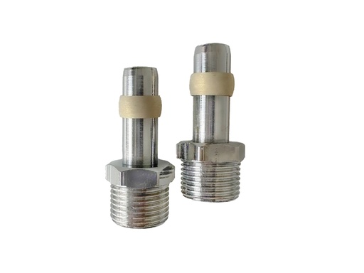 [5726] Hanan asennusliitin 3/8" UK x 10 mm 2 kpl sis. helmet