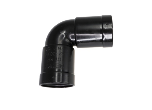 [5810] Muhvikulma pyöristetyt kulmat 32 mm 90° musta