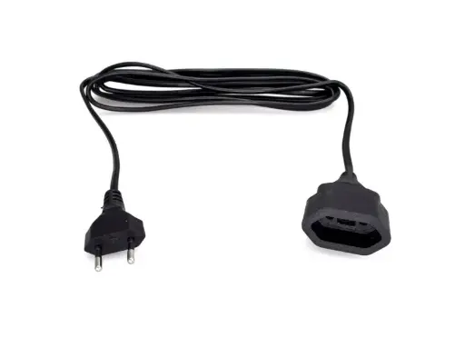 [25131] Jatkojohto 1-osainen 3 m euro musta