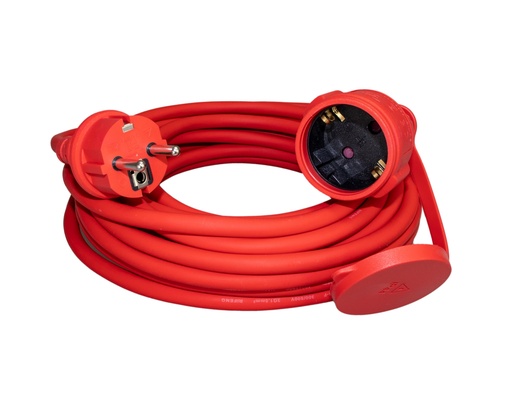 [27315] Jatkojohto 3x1.5 H05RR-F kumi 10 m IP44 punainen