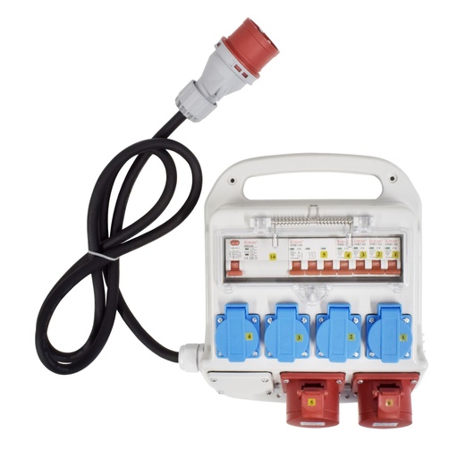 [27902] Työmaan alakeskus 2x16A+4 schuko