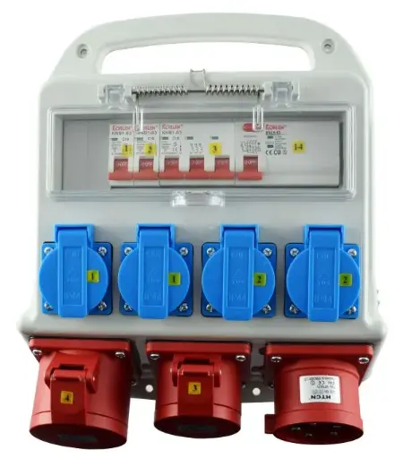 [27904] Työmaan alakeskus 32A+16A+4 schuko